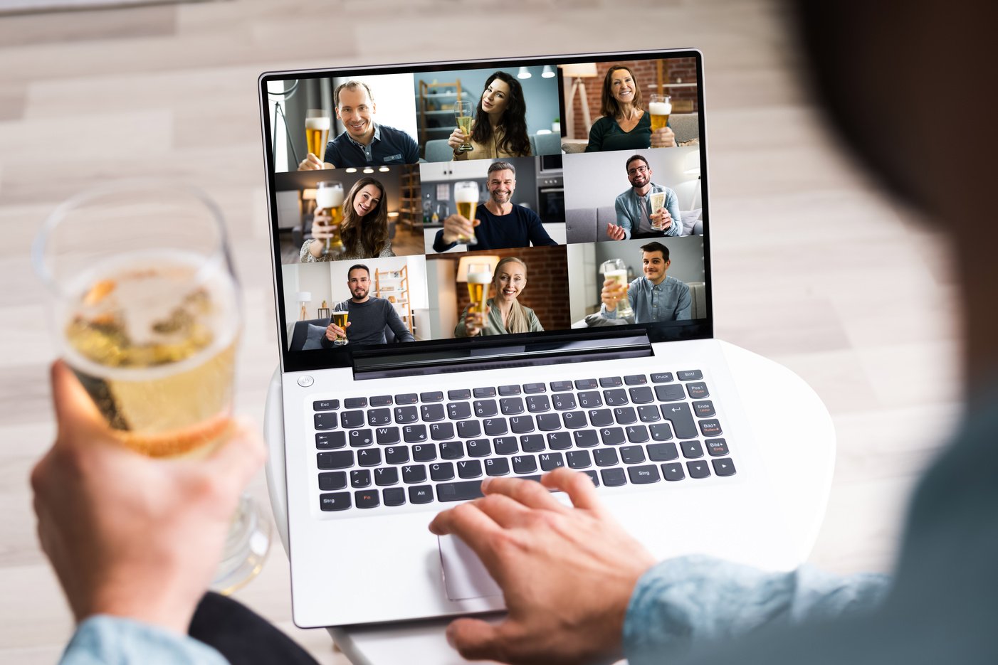 Online Virtual Beer Drinking Party